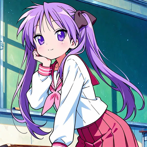 Kagami Hiiragi (lucky star) Illust