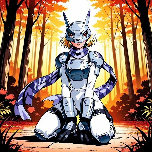 wolfmon "lobomon" (digimon) Illust