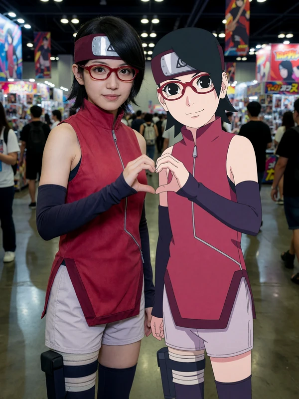Sarada Uchiha - Boruto: Naruto Next Generations - Krea2 LORA V1.0