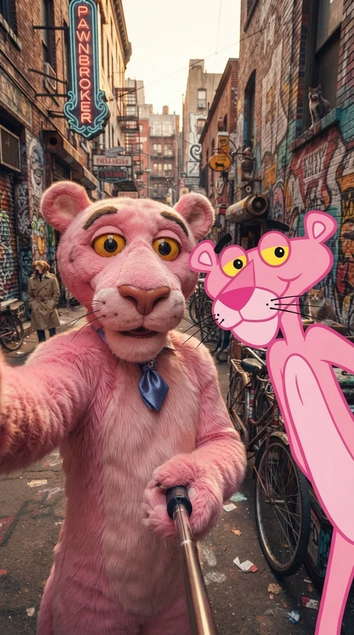 fursuit pink panther 1.0