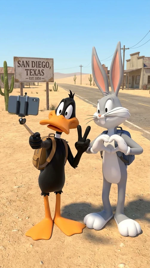 daffy duck and bugs bunny 1.0
